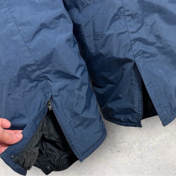 Columbia Navy Blue Bib Snowpants Ski Snow Pants Womens Large Insulated Suspender - Picture 9 of 14